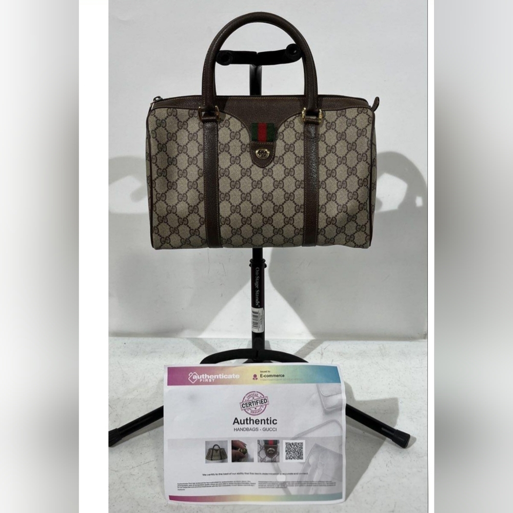 Authentic Classic Vintage Gucci Bowler Handbag
